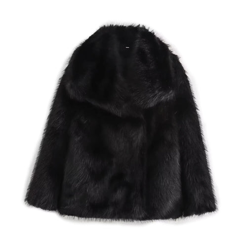 MILA – Short Faux Fur Coat