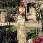 Schöne Frauenkleidung Sommer Set