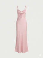Pink Satin Dress