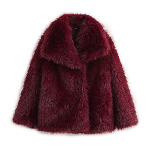 MILA – Short Faux Fur Coat