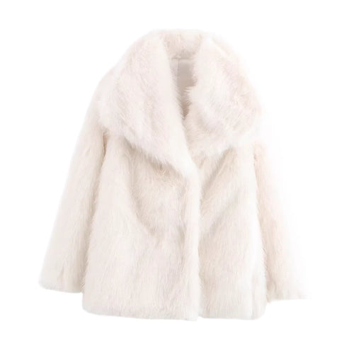 MILA – Short Faux Fur Coat