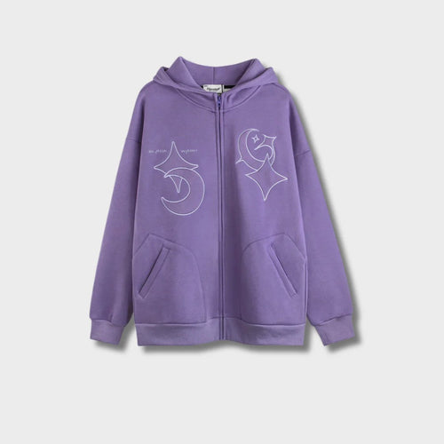 PURP Patch Zip-Hoodie